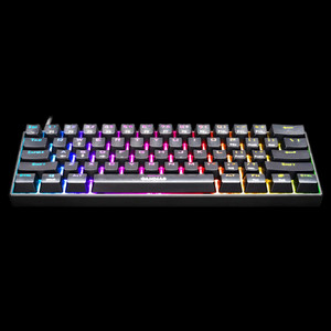 Tastatura Gamdias Hermes E3 RGB mehanička, crna,blue switch