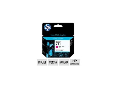 HP No.711 Magenta Designjet Ink Cartridge CZ131A