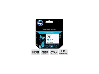HP No.711 Cyan Designjet Ink Cartridge CZ130A