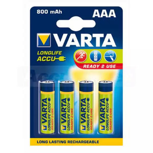 Punjiva baterija Varta Ready to use HR3 800mAh AAA 1/4