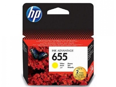 HP No.655 Yellow Ink Cartridge CZ112AE